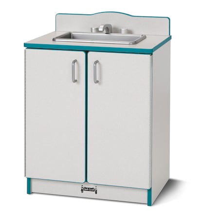 Jonti-Craft Rainbow Accents Culinary Creations Kitchen Sink, Teal 2408JCWW005